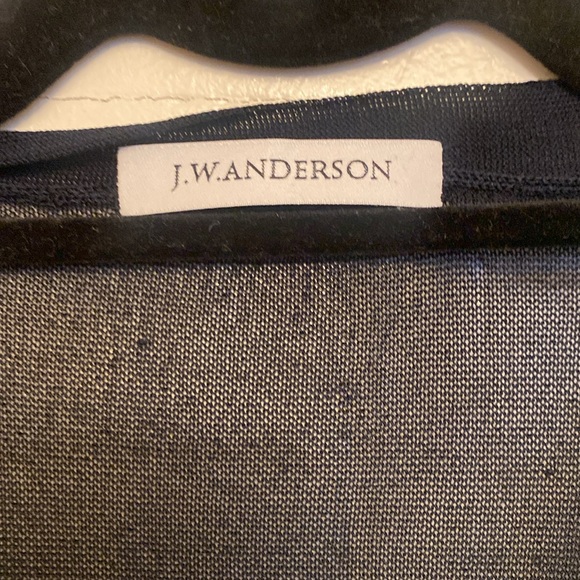 J W Anderson cardigan vest with leather details -size us 6-excellent condition - Picture 2 of 8